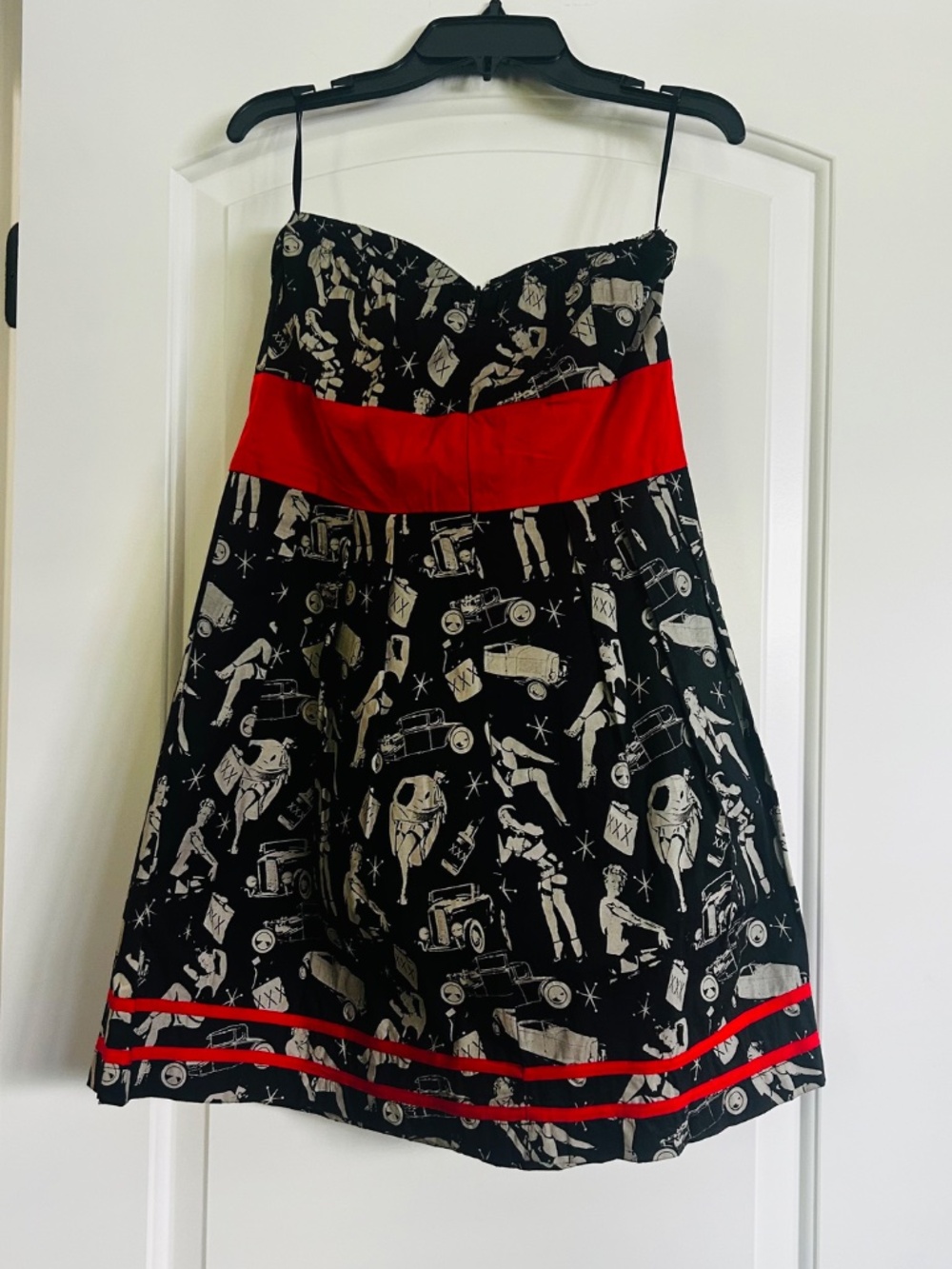 Sourpuss Fast Cars Dress - Picture 3 of 4